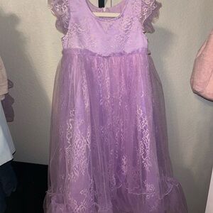 Trish Scully Lilac Tulle Toddler Dress